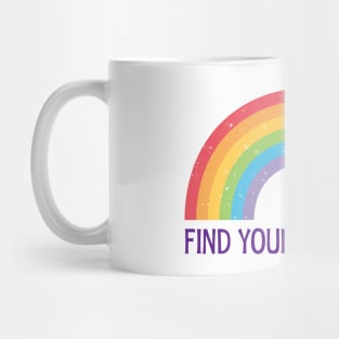 Find Your Pot of Gold - Rainbow design Mug